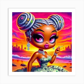 Money Girl 23 Art Print