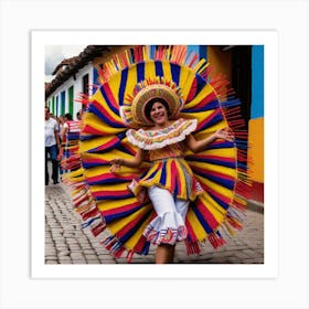 Colombian Dancer Art Print