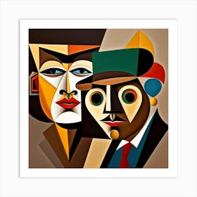'Two Faces' Art Print