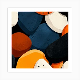 Pebbles Art Print