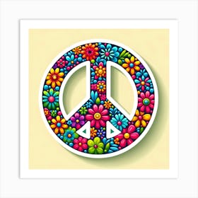 Peace Sign 2 Art Print