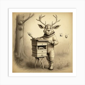 Beekeeper Art Print