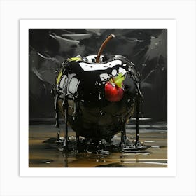 Black Apple 1 Art Print