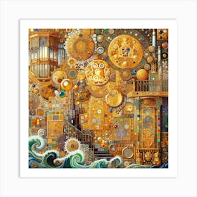 Clockwork Art Print Art Print