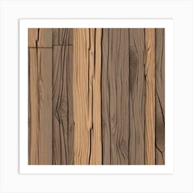 Wood Planks 20 Art Print