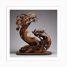 Wood Carving Art Print