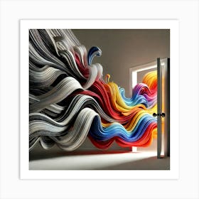 Abstract of Color 1 Art Print