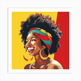 Afro Girl 26 Art Print