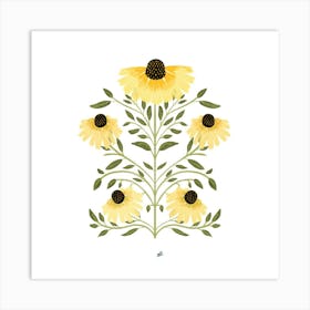 Yellow Daisies Art Print