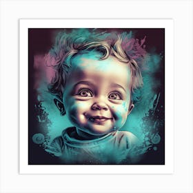 Portrait Of A Baby 1 Art Print