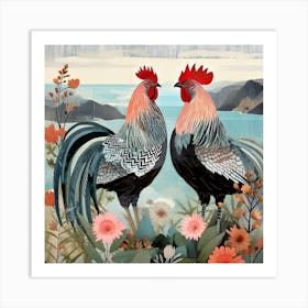 Bird In Nature Chicken 3 Art Print