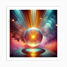 Sphere Of Light 3 Art Print