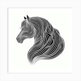 Horse Head 3 Art Print