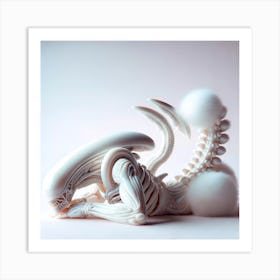 Alien Sleeping 9 Art Print