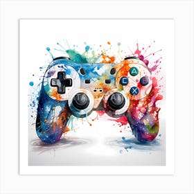 Console Controller Art Print