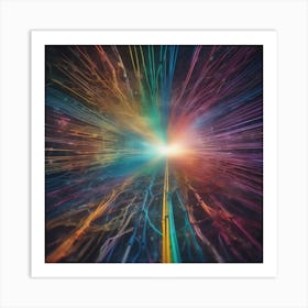 Abstract Space Background 3 Art Print