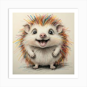 Hedgehog 46 Art Print