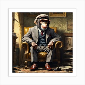 Peaky Monkeys ² Art Print