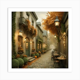 Autumn In Paris Art Print