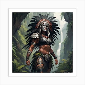 Warrior Woman Art Print