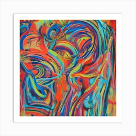 Abstract Painting 58 Art Print