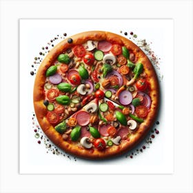 Pizza78 1 Art Print