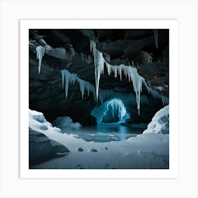 Ice Cave Art Print