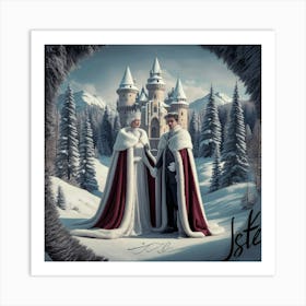 Snow Castle Art Print