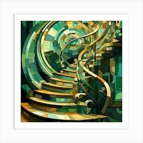 Spiral Staircase Art Print