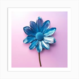 Blue Daisy Art Print