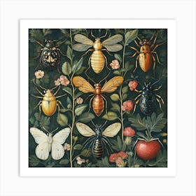 Beetle Garden Art Art Print