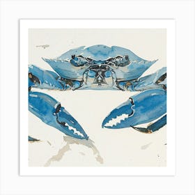 Blue Crab 3 Art Print