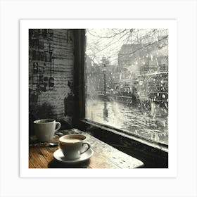 Café on, Such a sad light # 4 1 Art Print