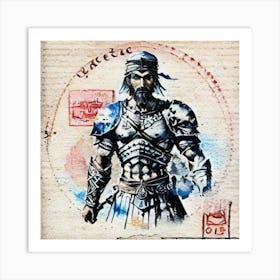 Spartan Warrior Art Print