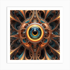 Fractal Eye Art Print