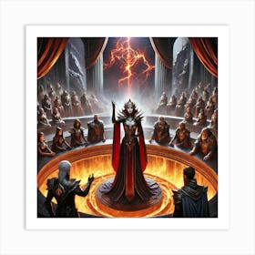 Queen Sorath Uniting The Core Factions Art Print