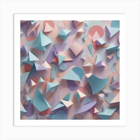 Abstract Paper Art Art Print