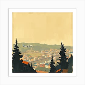 Russian City Art Print