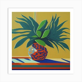 Plant In A Vase Art Print