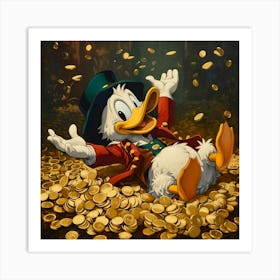 Donald Duck 2 Art Print