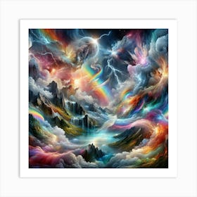 Rainbows In The Sky Art Print