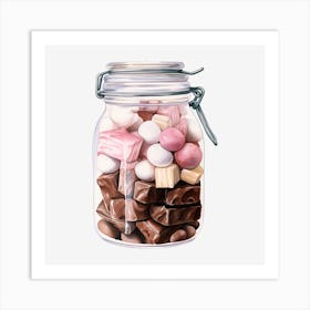 Jar Of Sweets 3 Art Print