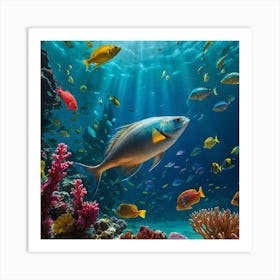 Coral Reef 1 Art Print