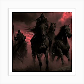 Dark Horsemen Art Print