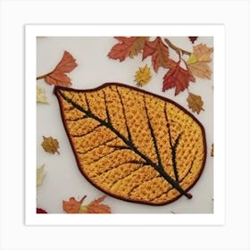 Autumn Leaf Art Print