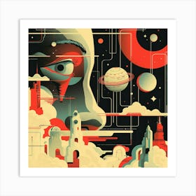 Space Art Art Print