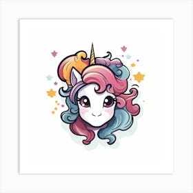 Unicorn 37 Art Print