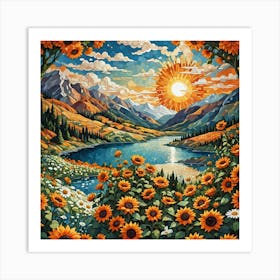 Sunflowers 12 Art Print