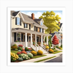 House On A Street Art Print