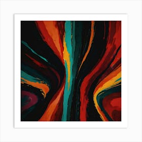 Convergence of Vibrancy Art Print